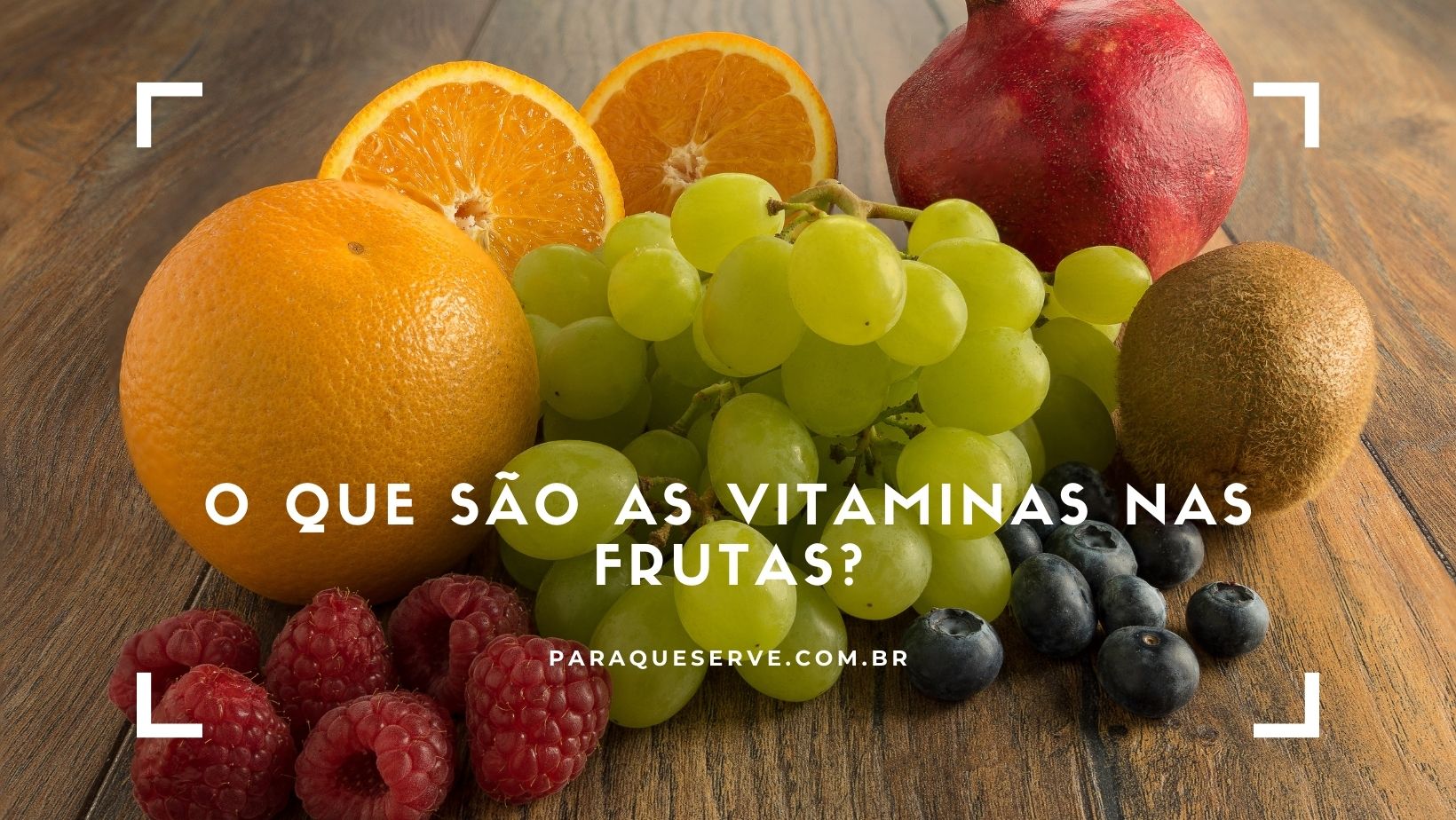 O que são as vitaminas nas frutas?