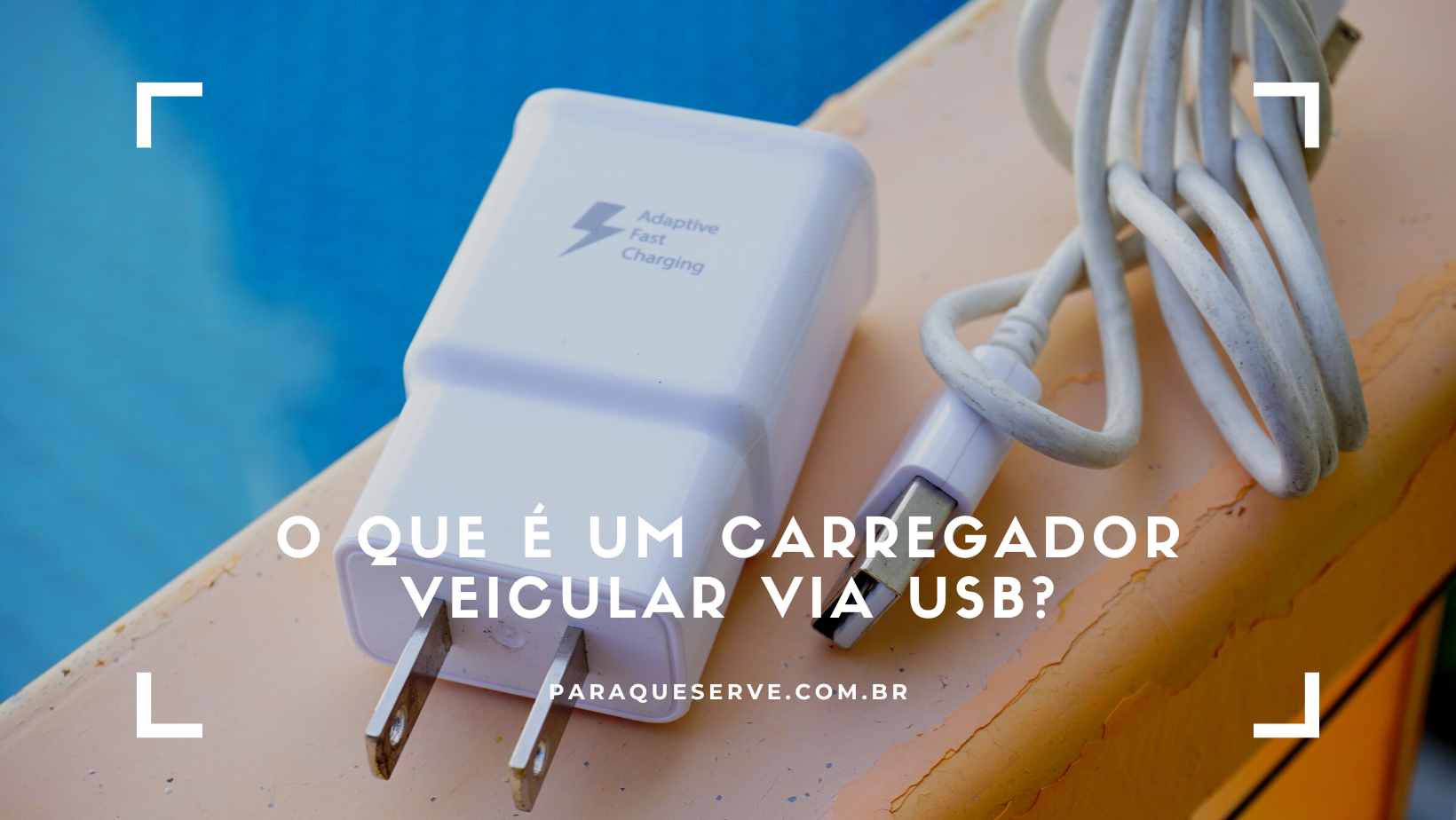 O que é um carregador veicular via USB